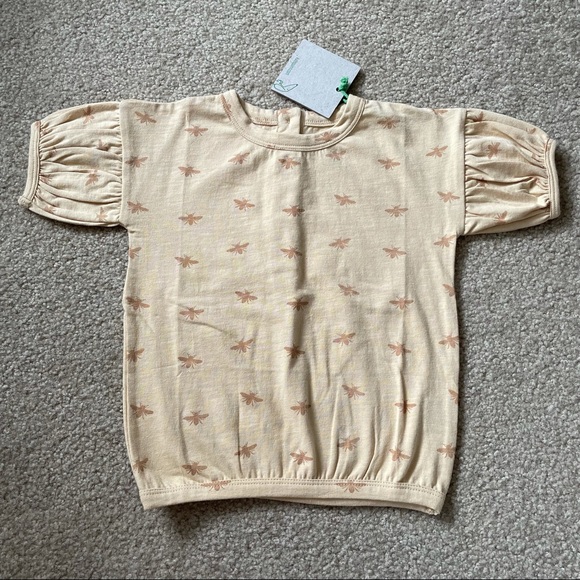kate quinn Other - NWT Kate Quinn “Little Liam” Puff Sleeve T-Shirt 18-24 Months